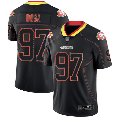 San Francisco 49ers Limited Lights Out Black Men Nick Bosa NFL Jersey #97 Rush